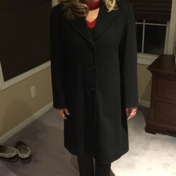 calvin klein notch collar coat